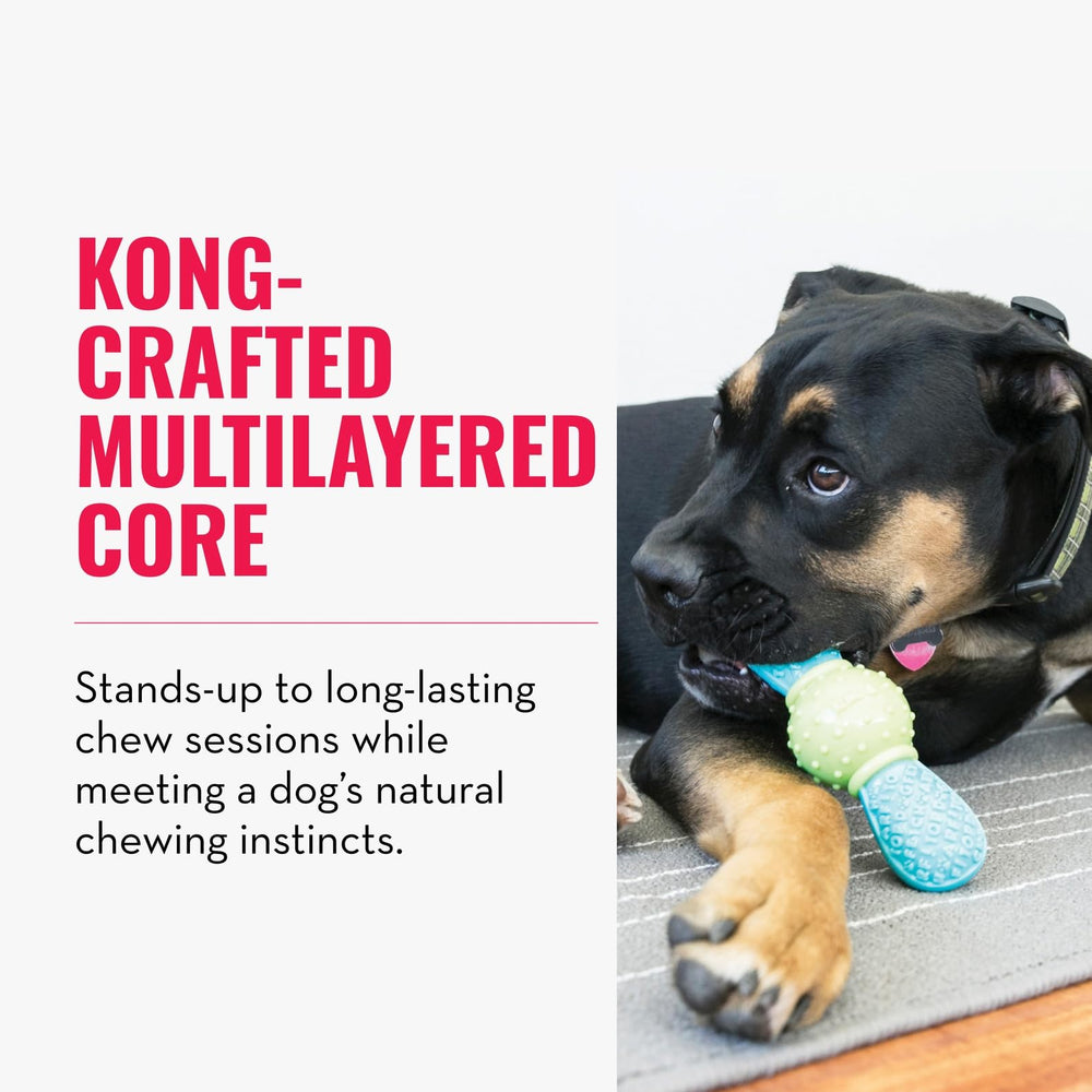 KONG CoreStrength Bow Tie Bone durable core design for long-lasting play