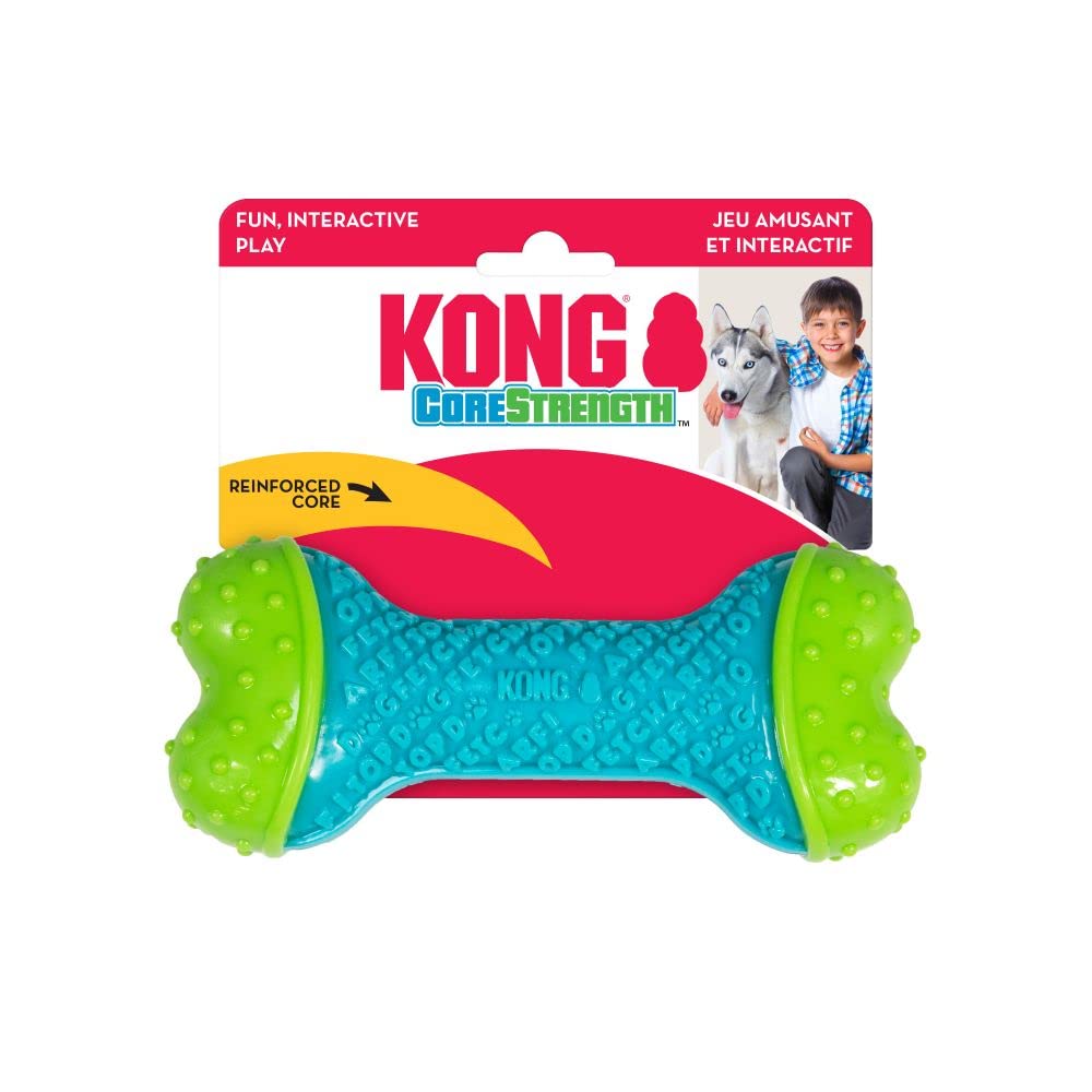 KONG CoreStrength close-up highlights textured grooves for gum care.