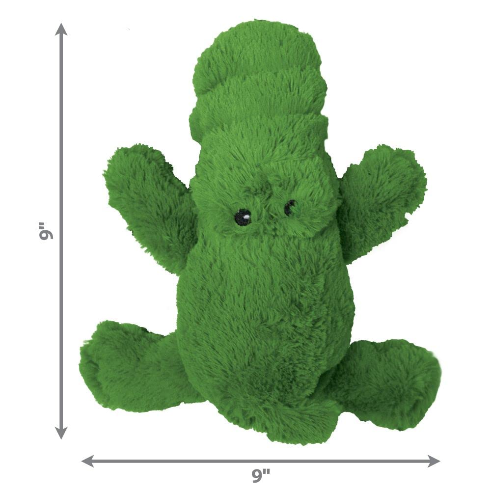 KONG Cozie Ali Alligator indoor fetch friendly for medium dogs