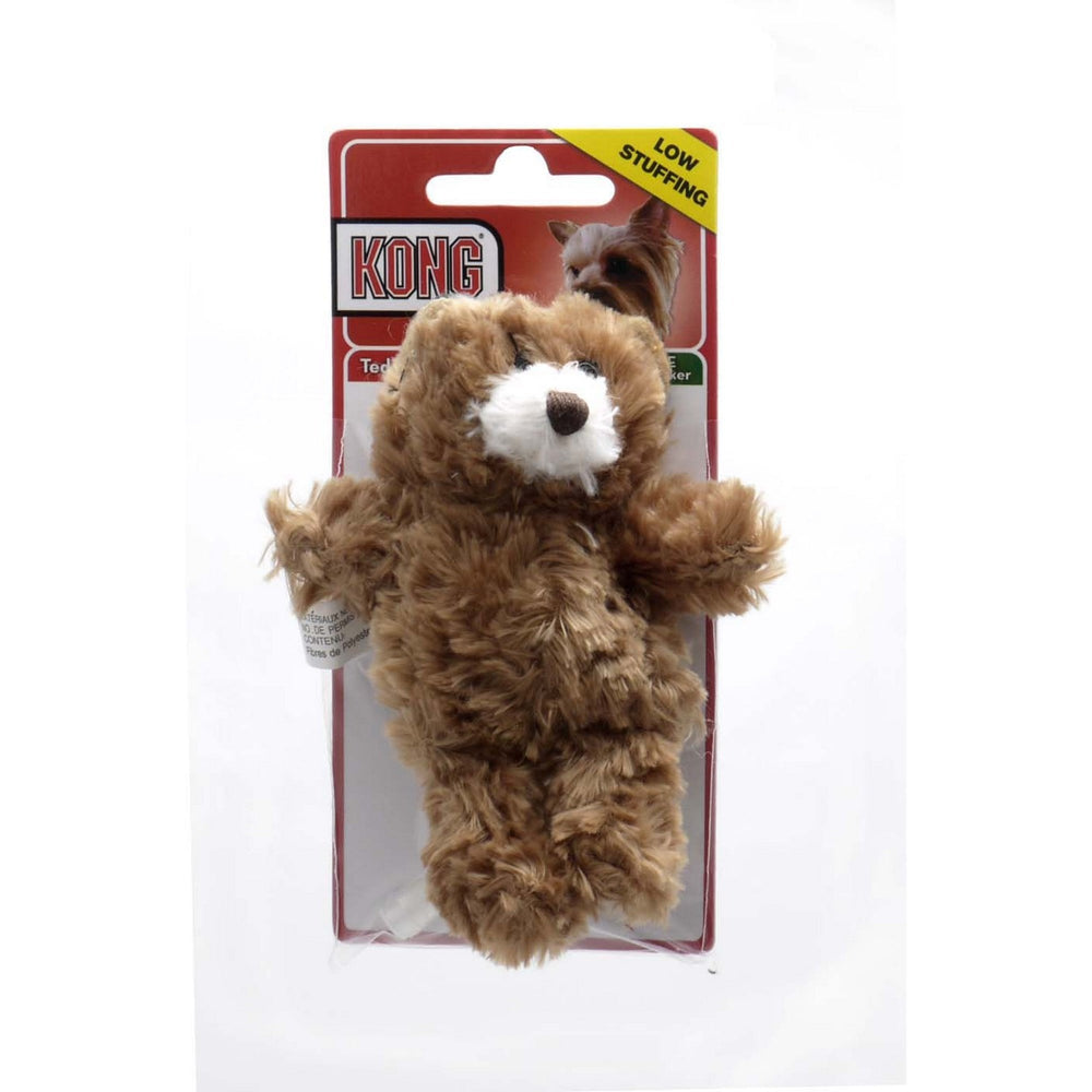 KONG Duckie replaceable squeaker extends toy life and fun.