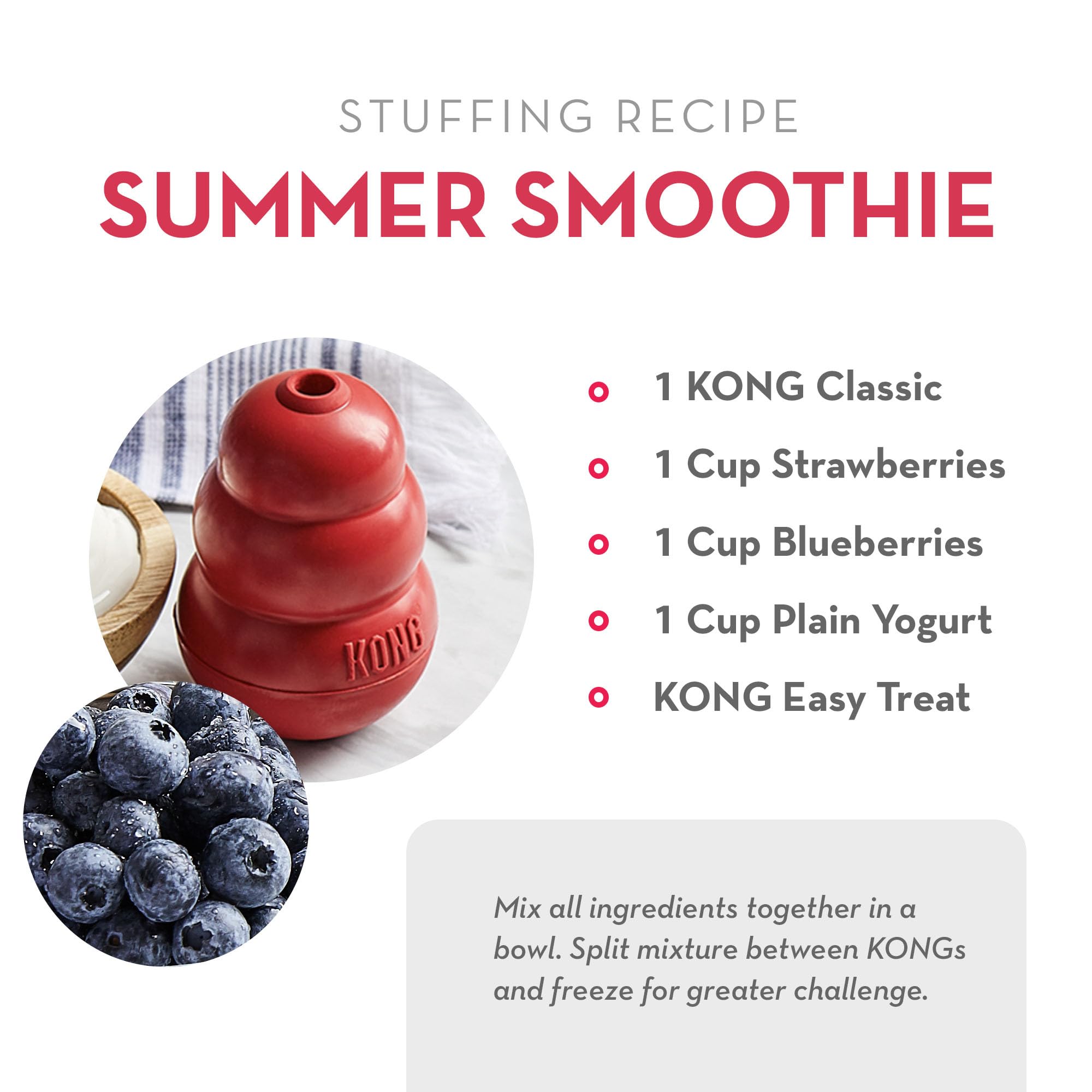 KONG Easy Treat Puppy 14-oz Pack2 freeze option for longer challenges