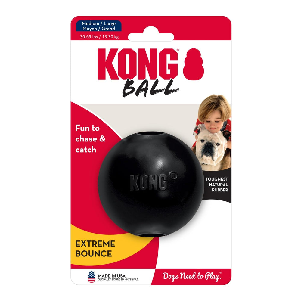 KONG Extreme Ball with Hole long-lasting toy—ideal for fetch and interactive sessions.