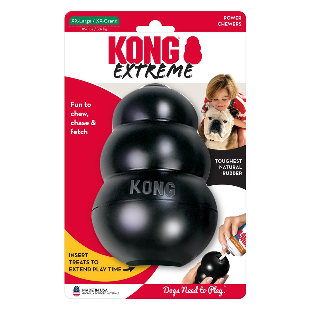 KONG Extreme dishwasher-safe image indicates easy cleanup after play