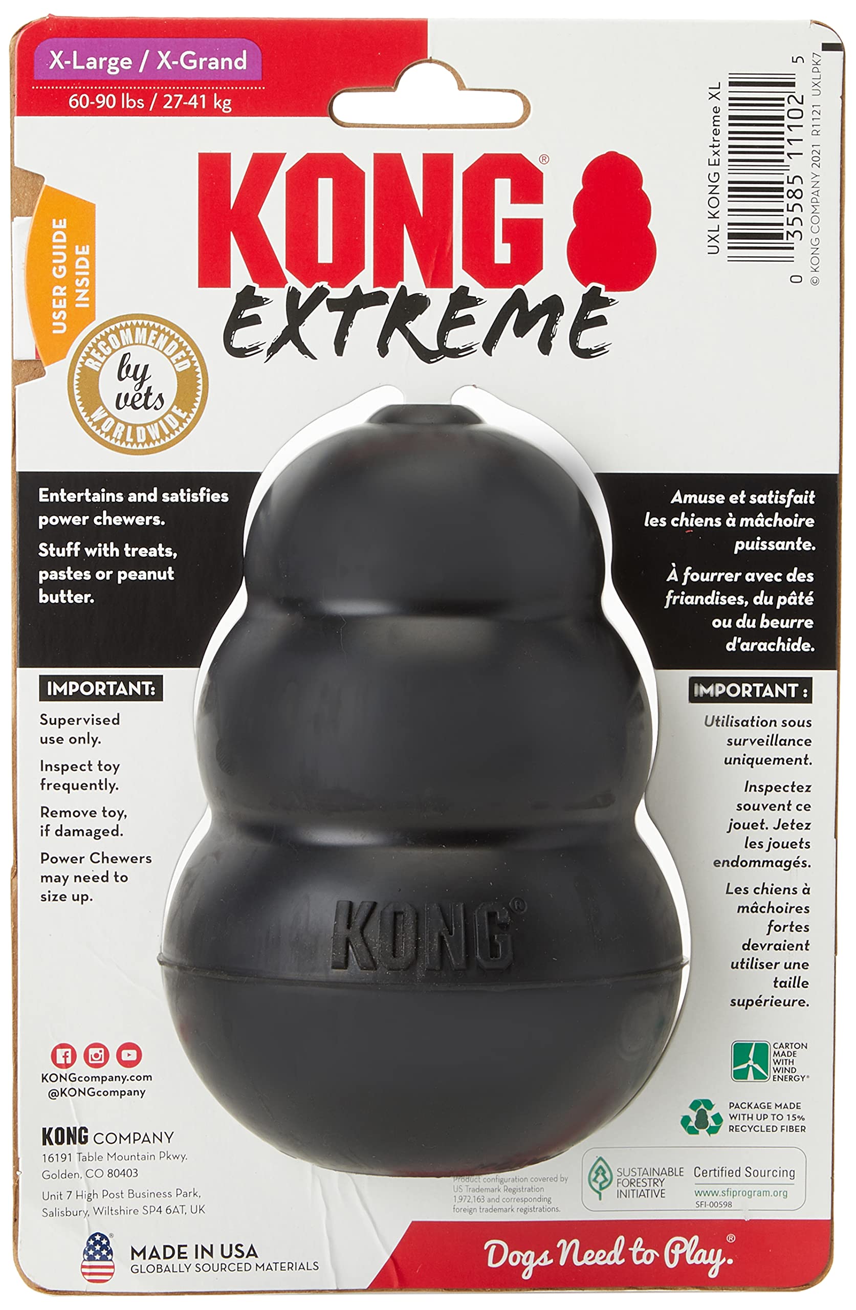 KONG Extreme 2-pack shows bounce action for interactive games