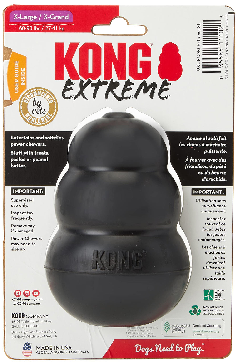 KONG Extreme 2-pack shows bounce action for interactive games