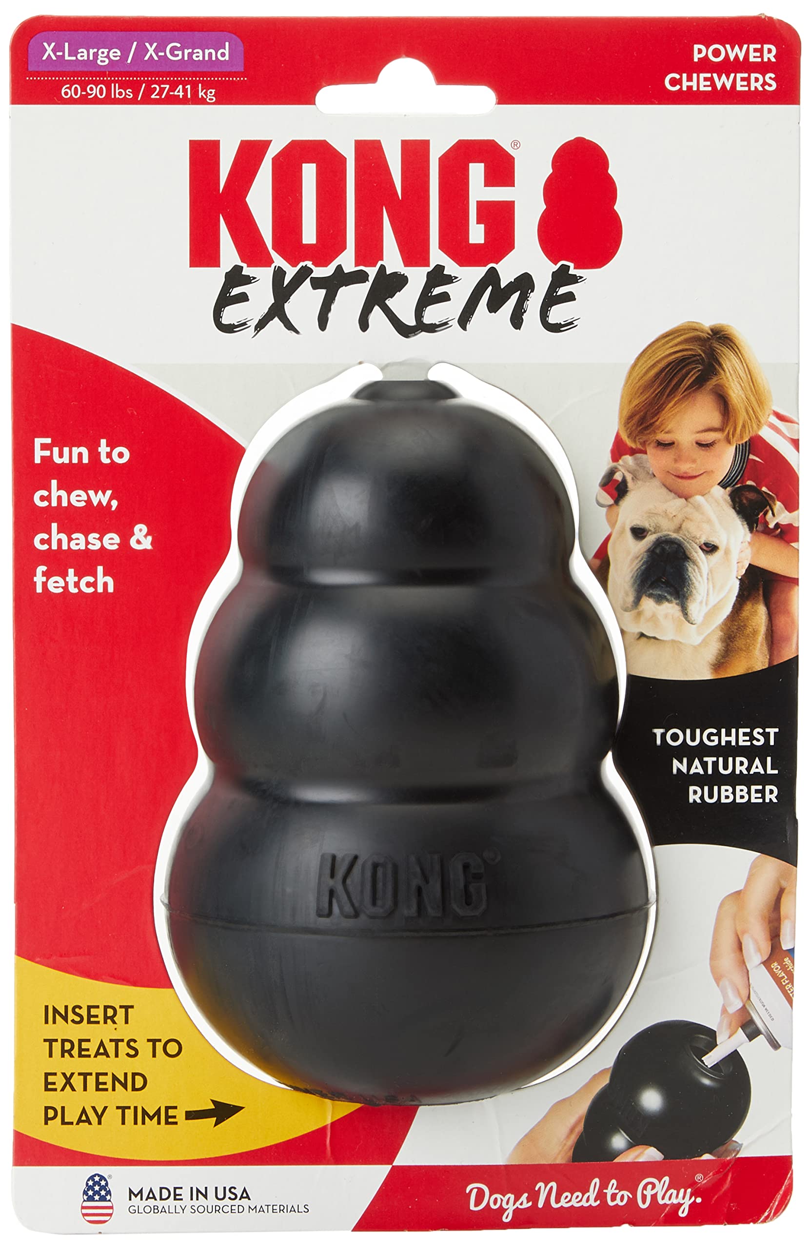 KONG Extreme 2-pack front view for durable chew play and fetch