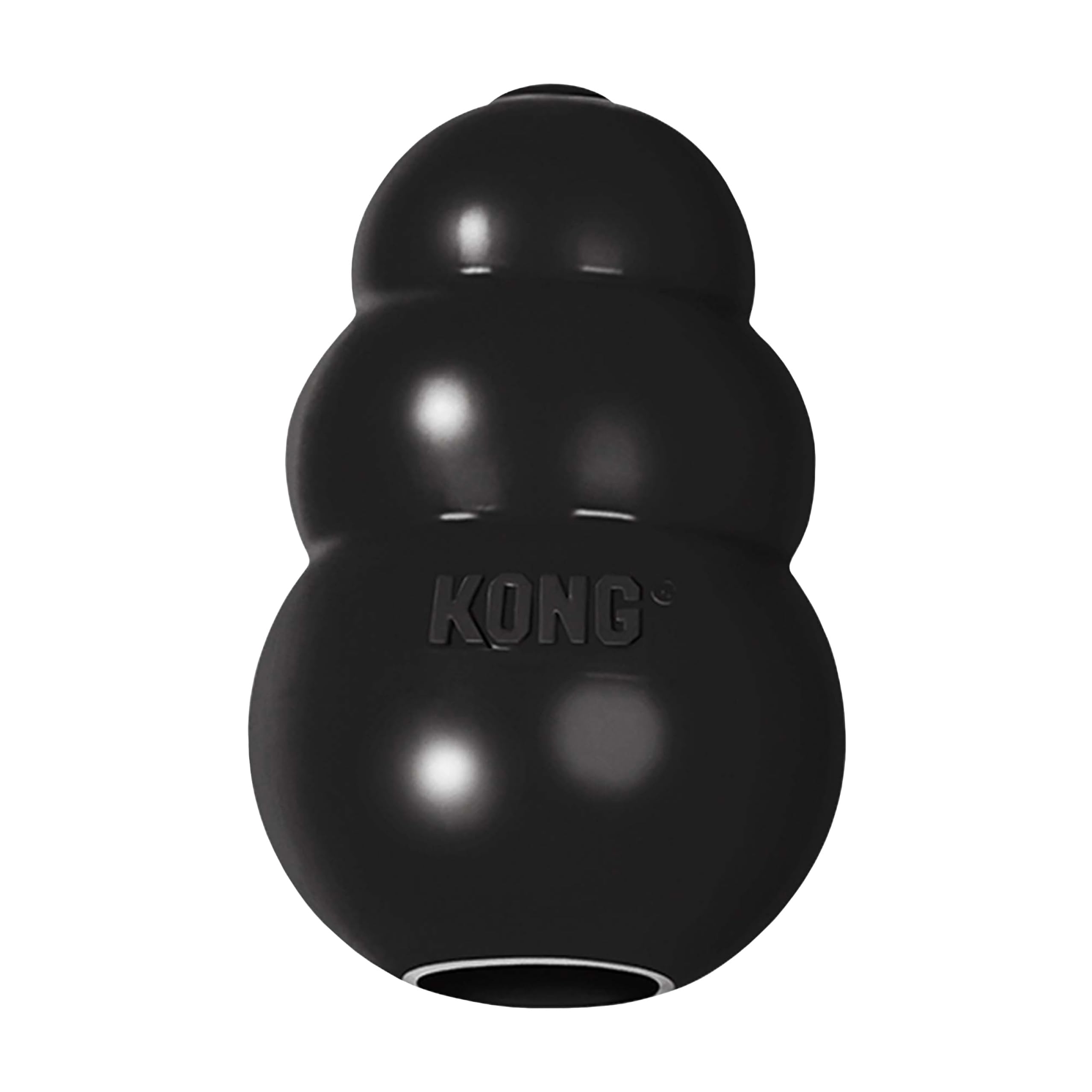 KONG Extreme dog toy outer-shot shows durable rubber for power chewers