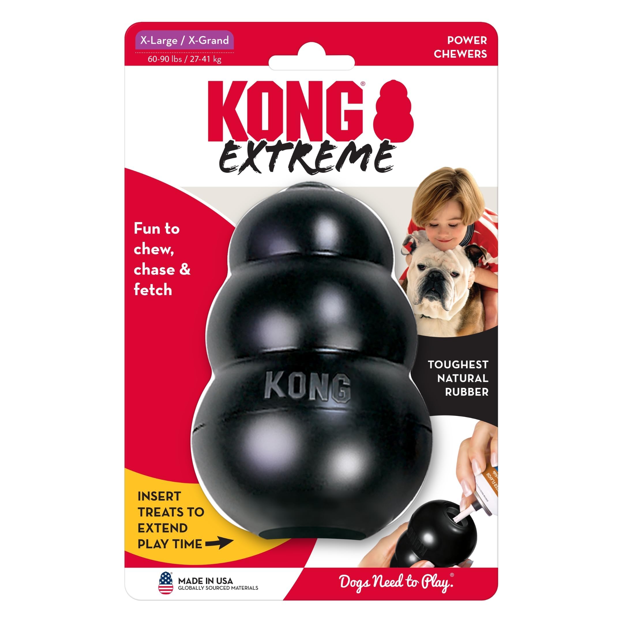 KONG Extreme is made in the USA with globally sourced materials.