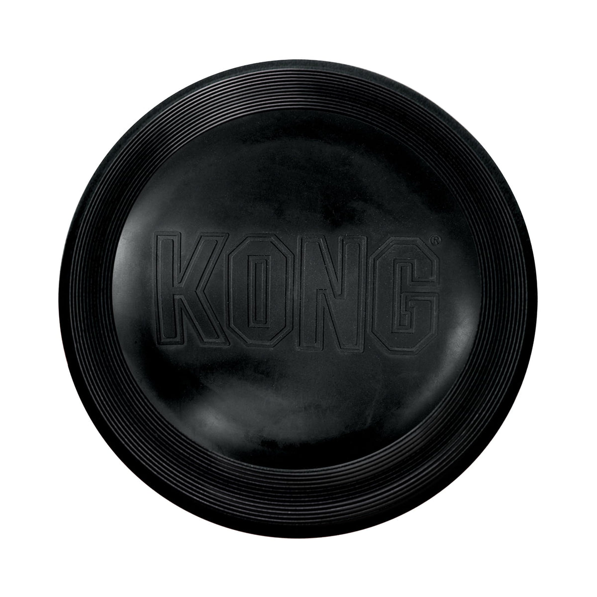 KONG Extreme Flyer disc front view for high-energy fetch and outdoor play