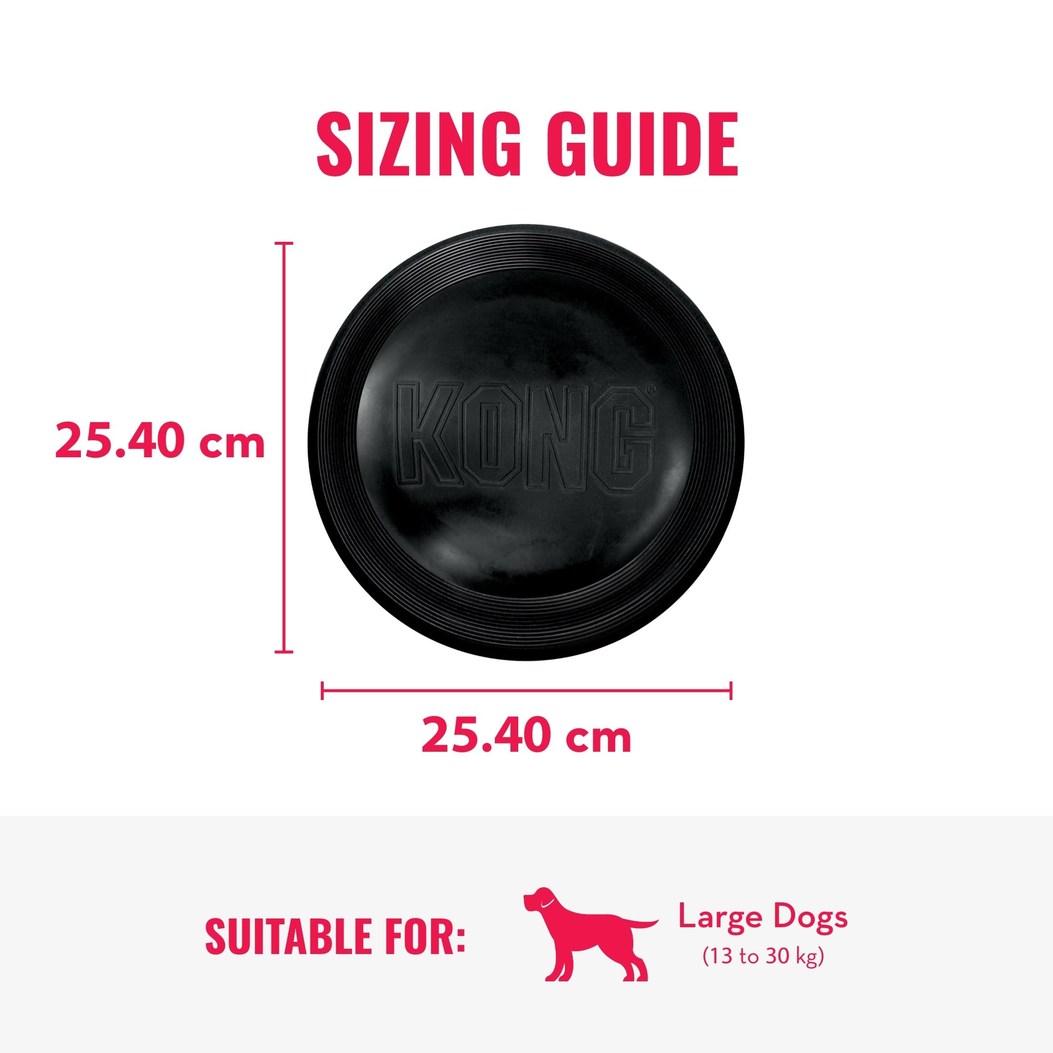 KONG Extreme Flyer durable rubber disc ready for long-lasting outdoor play