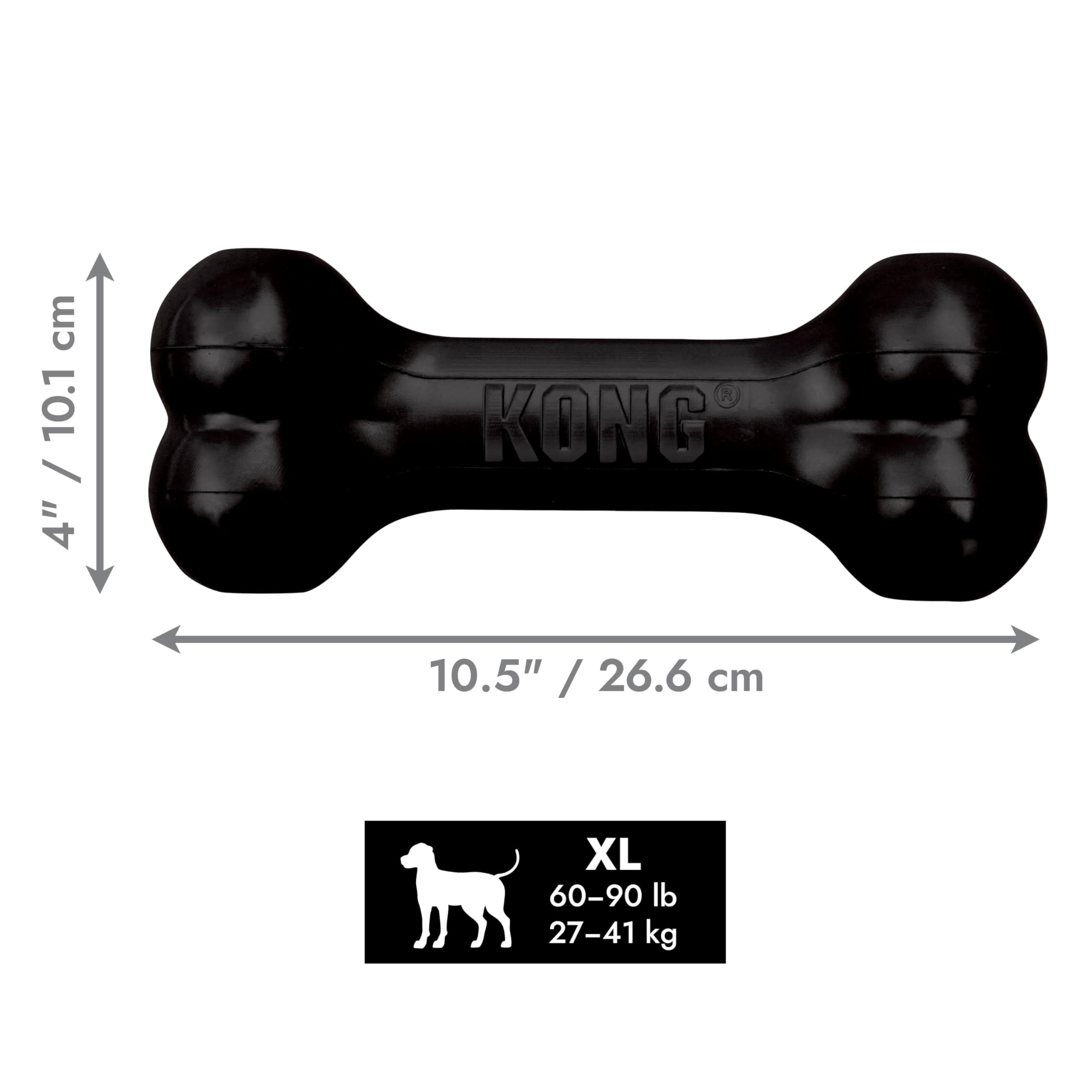 KONG Extreme Goodie Bone made in usa badge on packaging