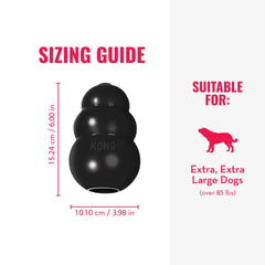 KONG Extreme peanut-butter stuffed example for extended play