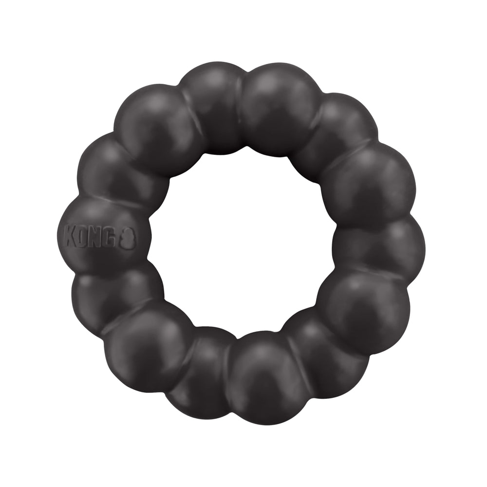 KONG Extreme Ring close-up shows durable rubber for long-lasting chewing.