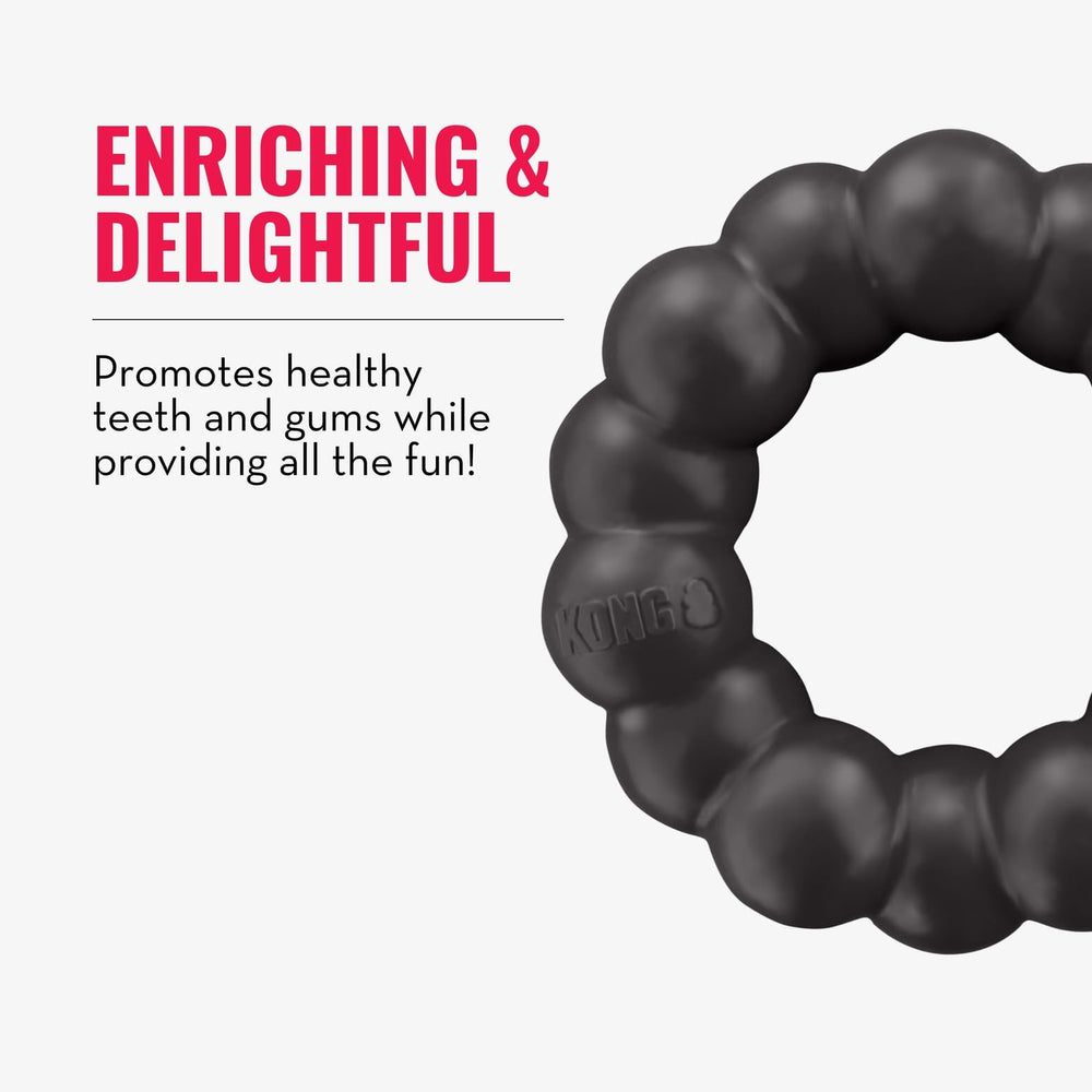 KONG Extreme Ring satisfaction guarantee tag underscores quality confidence.