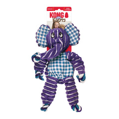 KONG Floppy Knots interior knotted rope detail promoting gripping and chewing instincts