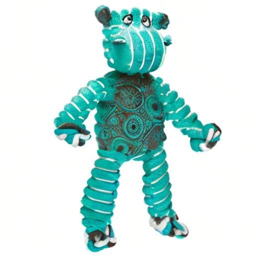 KONG Floppy Knots teething massage emphasizes gums during chewing