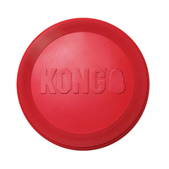 KONG Flyer durable rubber disc ready for outdoor play and safe catches