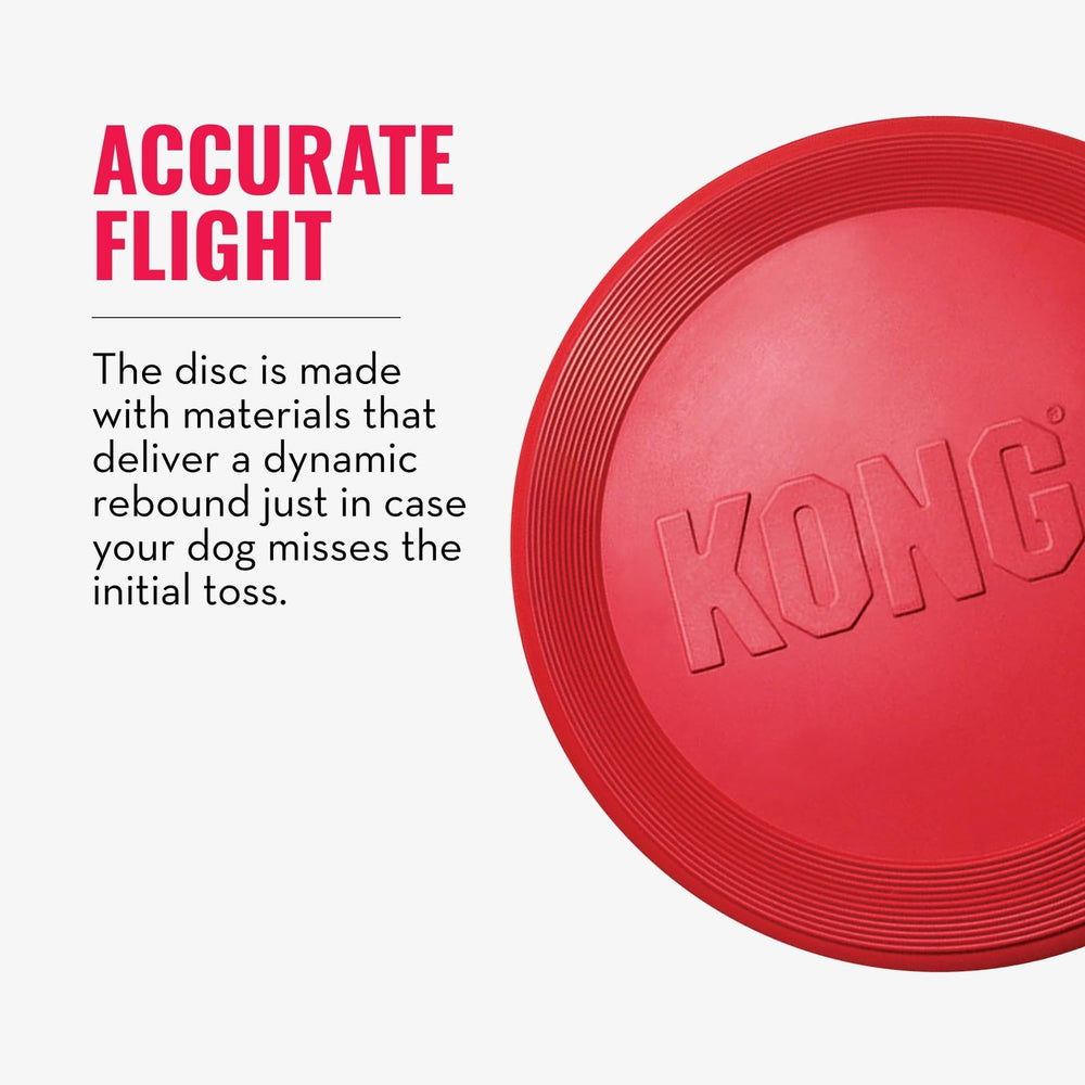 KONG Flyer with satisfaction guarantee signals toy quality
