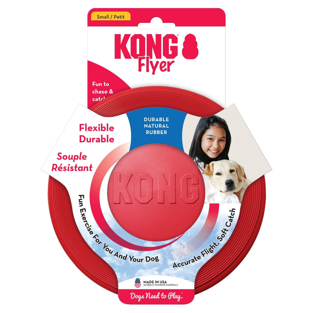 KONG Flyer-packaged communicates value in a two-pack for shared fun