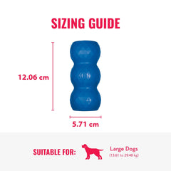 KONG Genius Mike durable non-toxic construction stands up to enthusiastic chewing while protecting teeth.