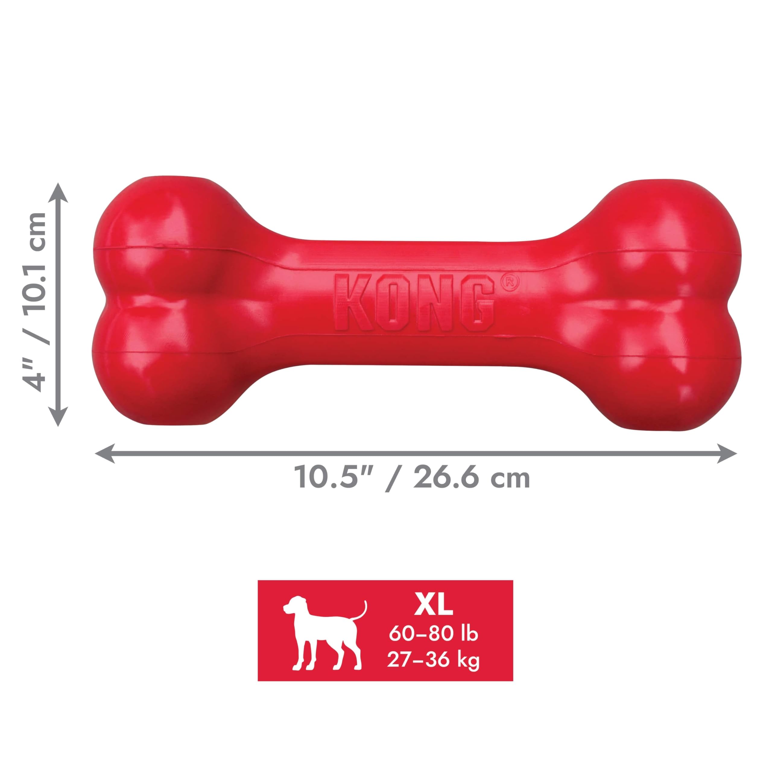 KONG Goodie Bone red designed for extra large dogs