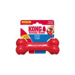 KONG Goodie Bone side shot highlights stuffed challenges for mentally engaging play.