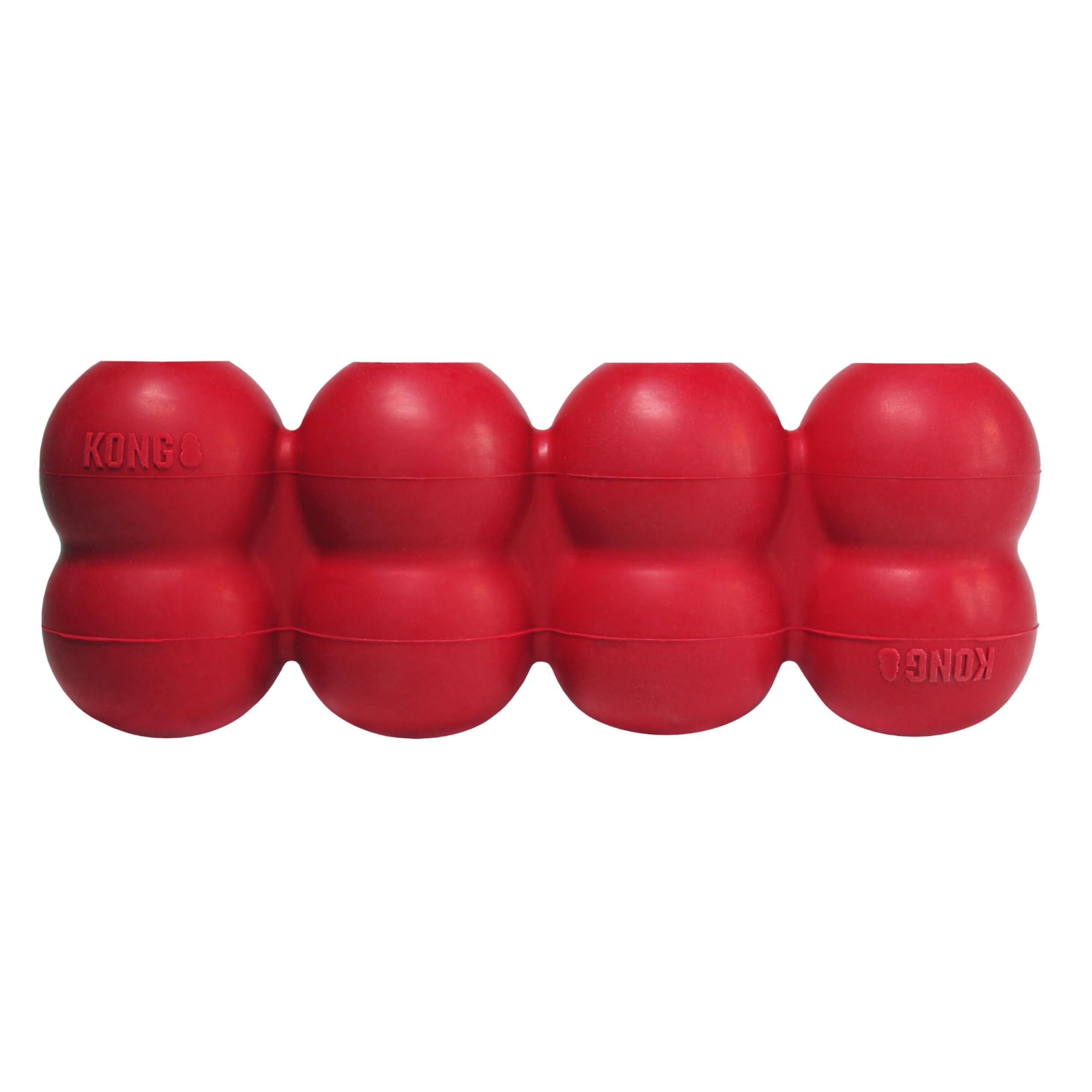 KONG Goodie Ribbon front view, durable chew toy for small dogs and enrichment