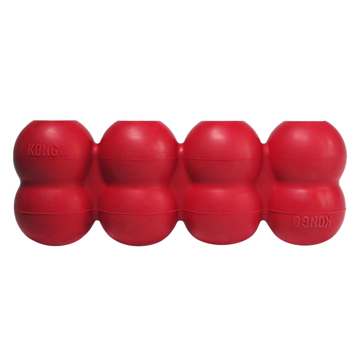 KONG Goodie Ribbon front view, durable chew toy for small dogs and enrichment