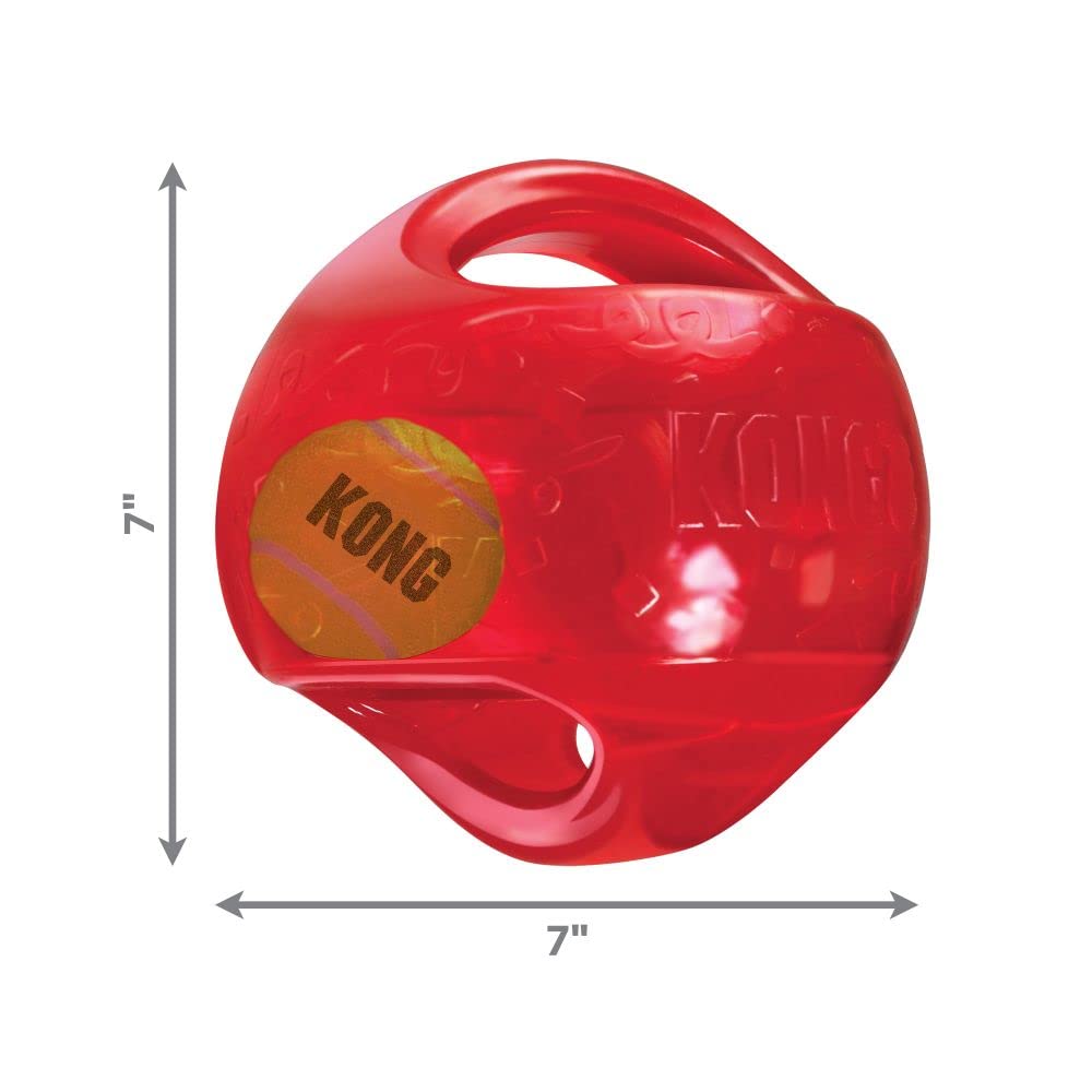 KONG Jumbler Ball supports large and XL dogs for tough sessions outdoors.