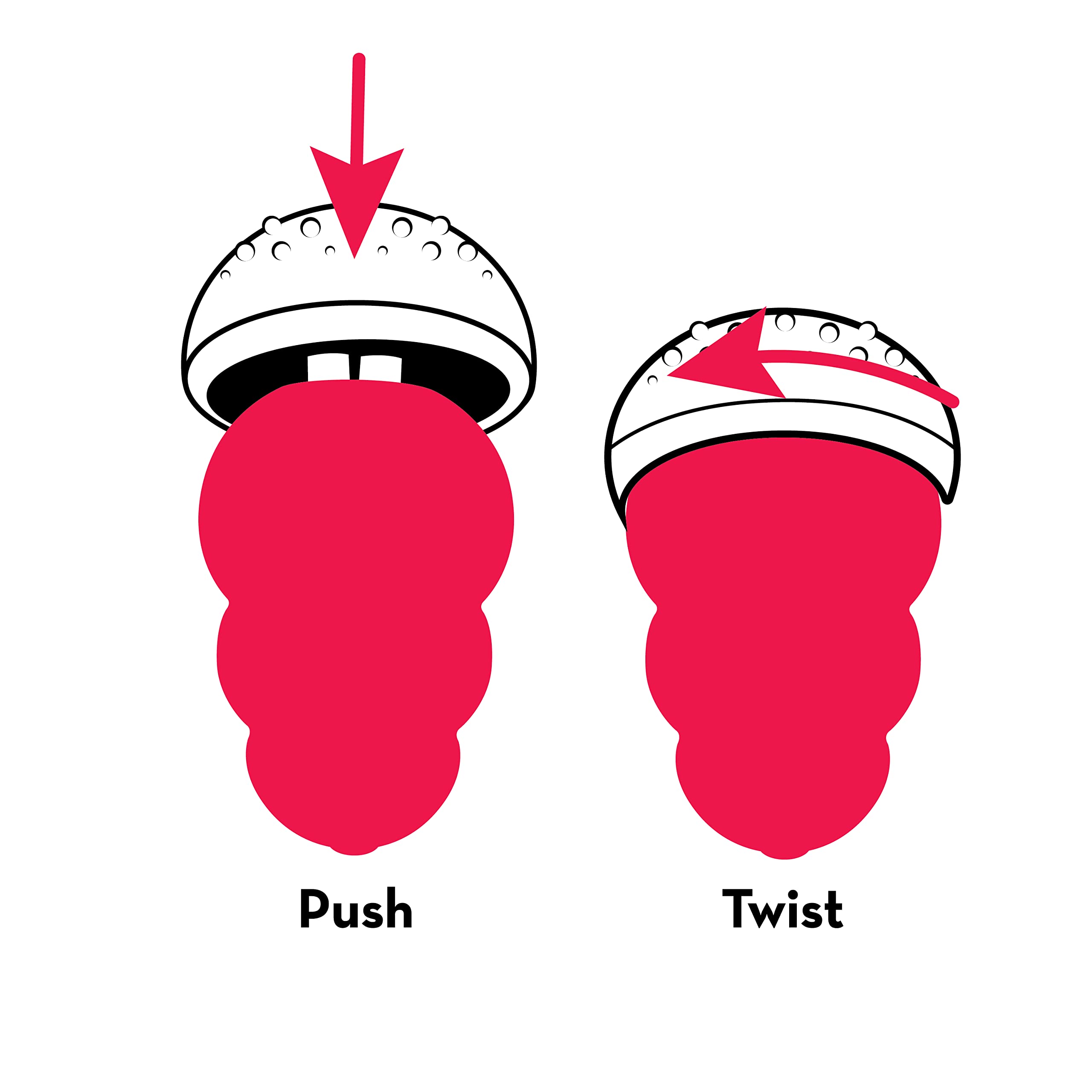 Chewy-texture treats support dental health as a dog chews KONG Marathon.