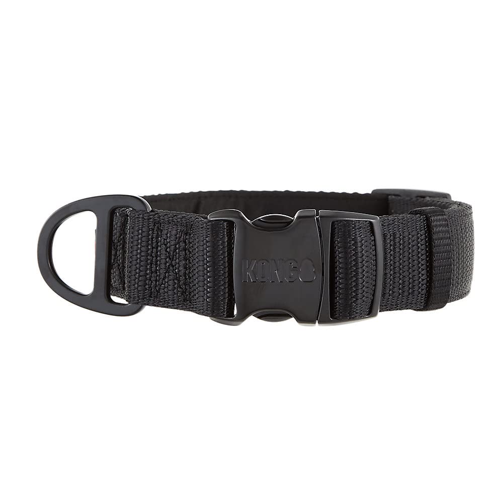 KONG Max HD collar with ultra-durable thread and metal buckle.