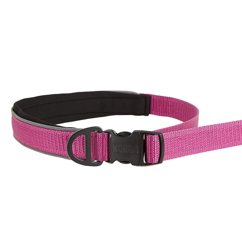 KONG neoprene-handgrip pink close-up emphasizes comfortable, non-slip grip on daily strolls