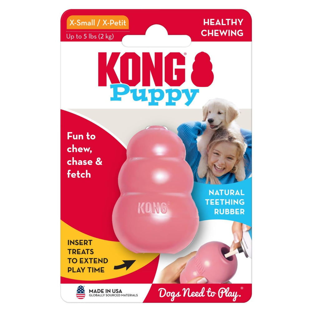 KONG Puppy-safe-supervised-play encourages responsible use