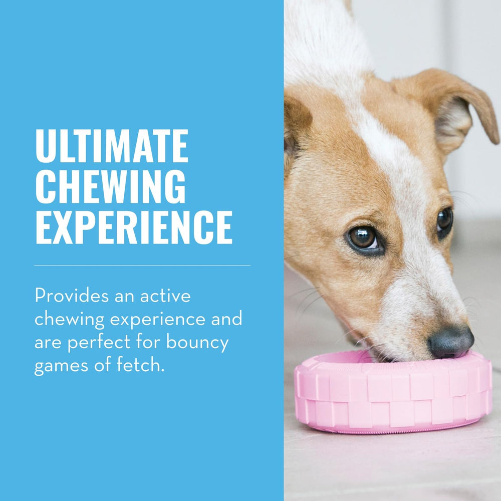 KONG Puppy Tires stuffed treats offer engaging flavor-filled chewing