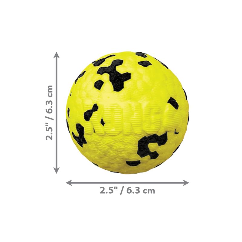 KONG Reflex Ball side view highlighting durable bounce and flexible material