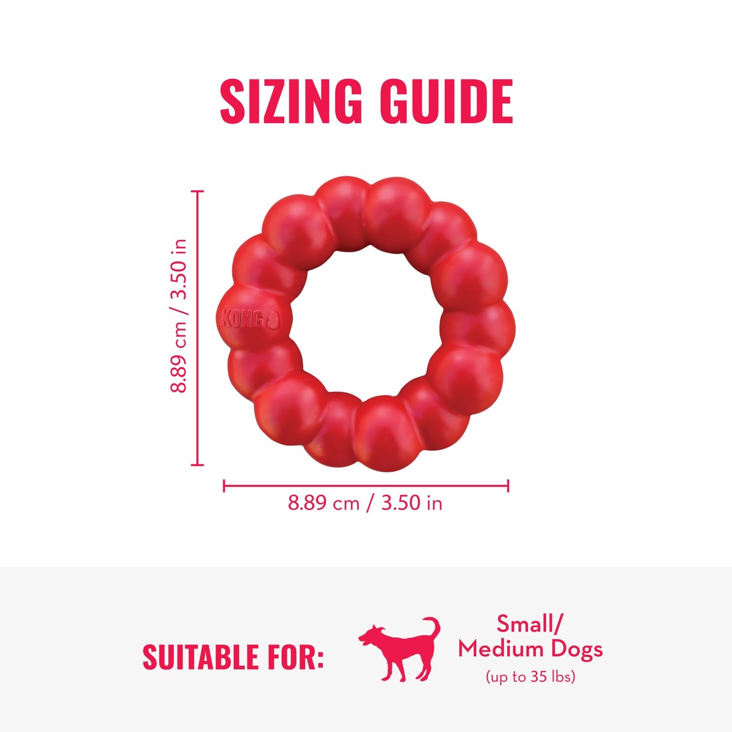 KONG Ring entertaining dogs during playtime and training