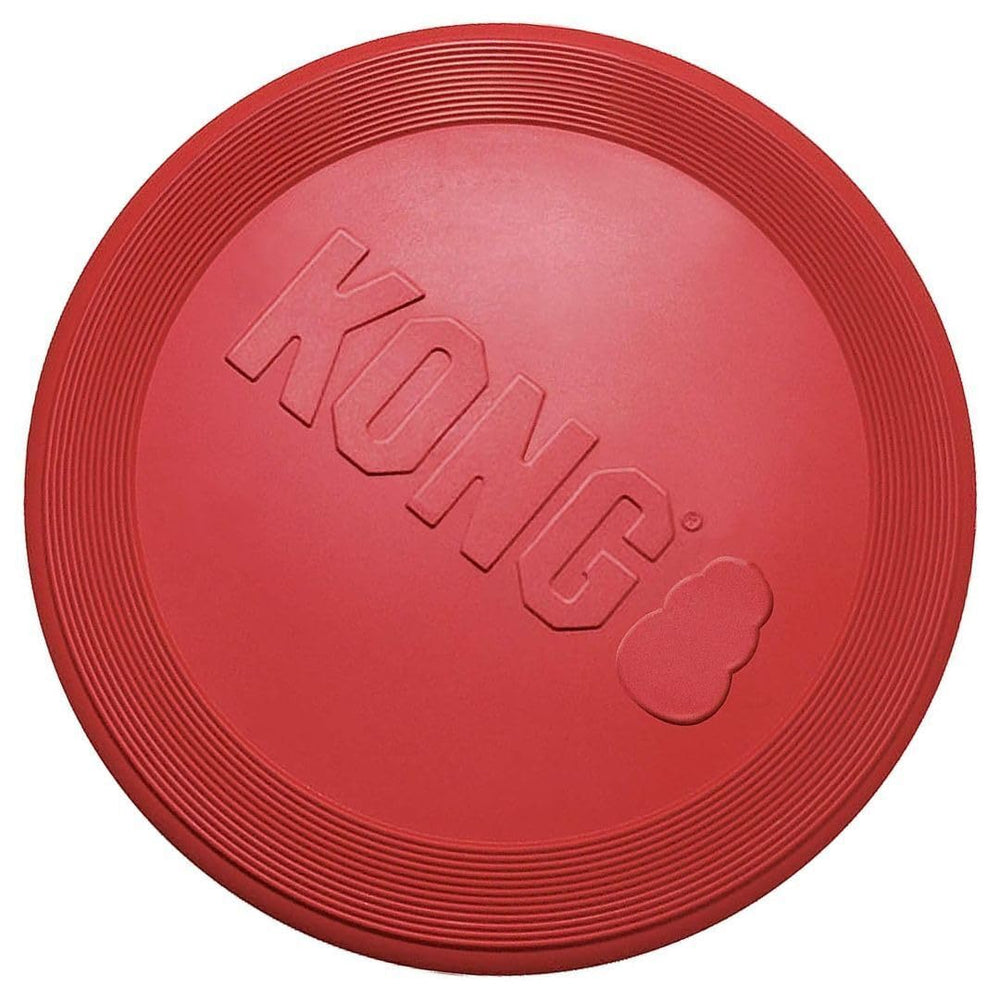 KONG Rubber Flyer large 2-pack red packaging for easy storage