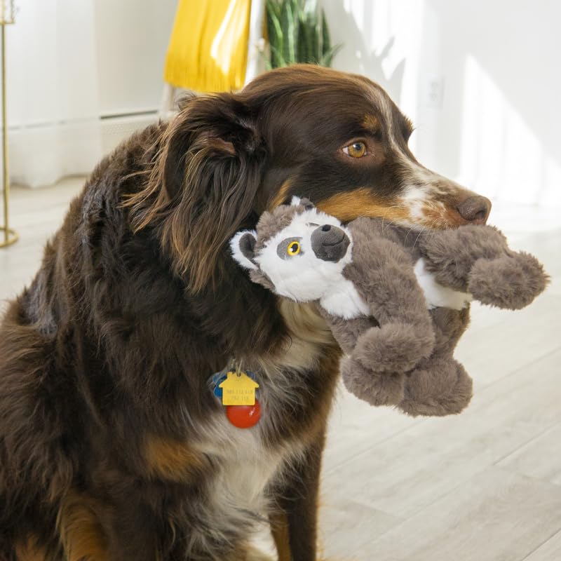 KONG Scampers lemur toy side view highlights durable plush you can cuddle during calm moments