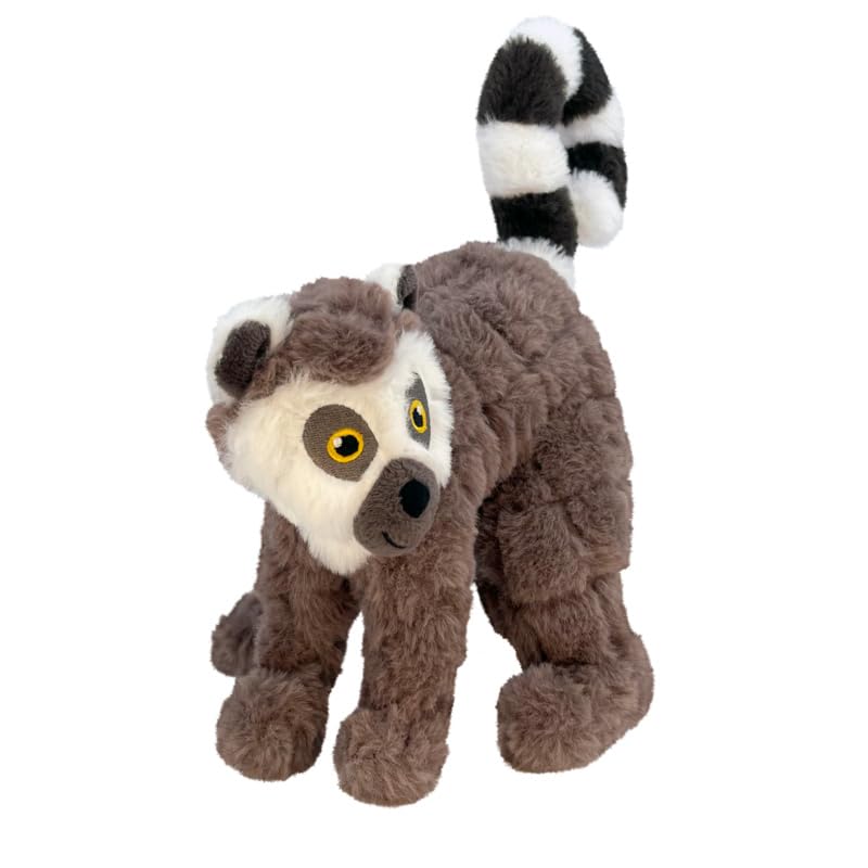 KONG Scampers plush texture closeup shows quilted fabric built for cuddling and bite-safe play