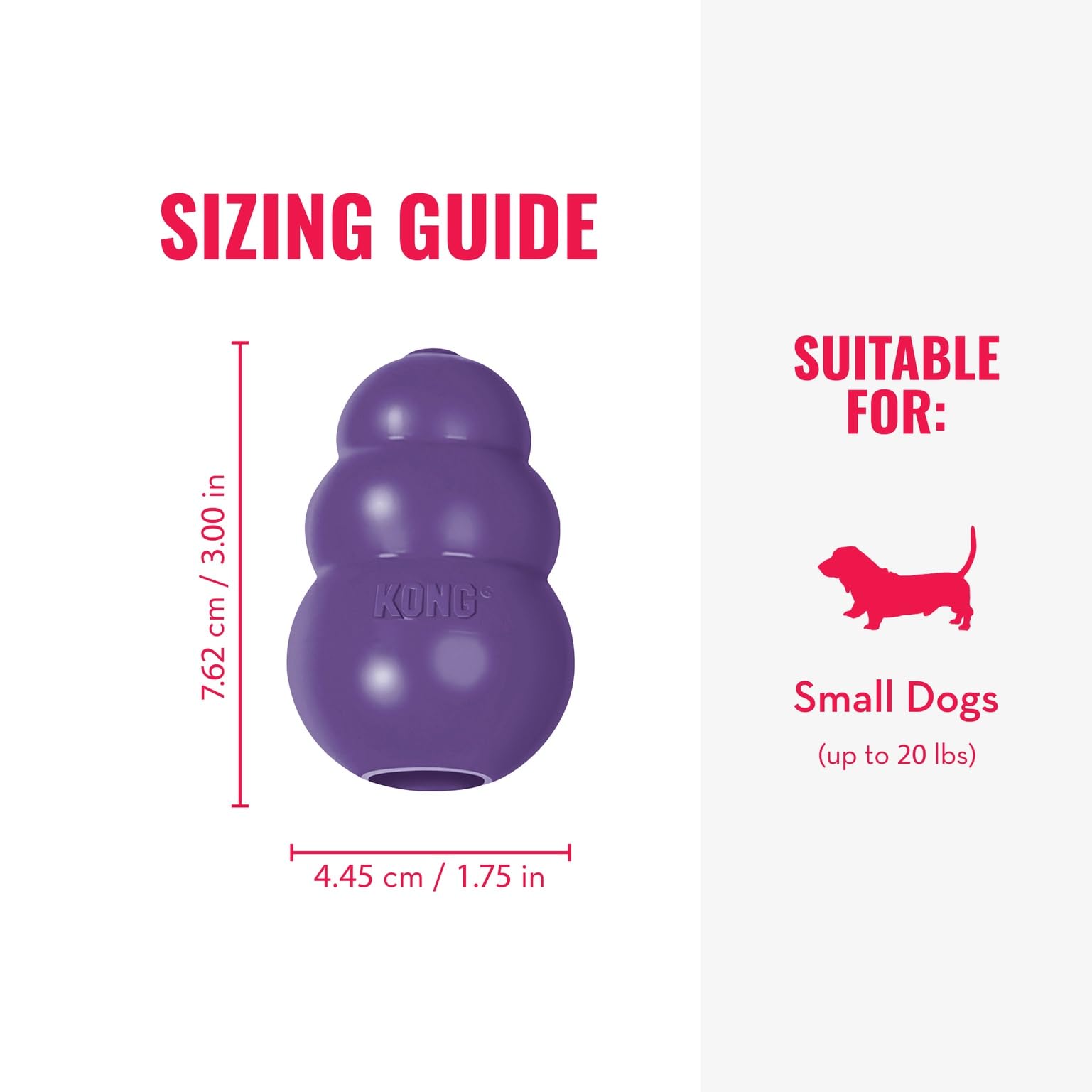 KONG Senior natural rubber formula emphasizes tooth-friendly comfort for aging mouths