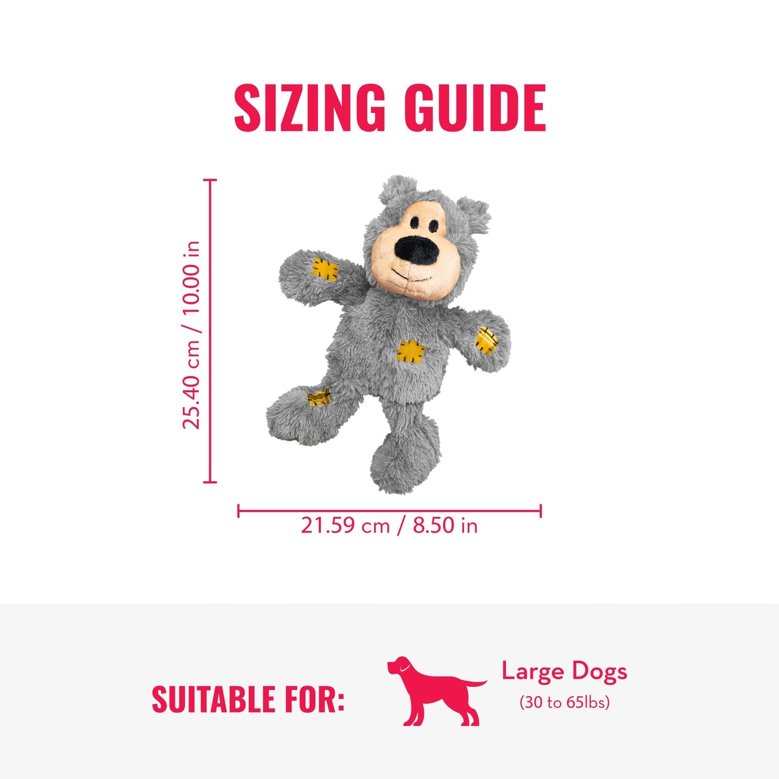 KONG Signature Balls smooth rubber surface withstands long fetch sessions indoors and outdoors.