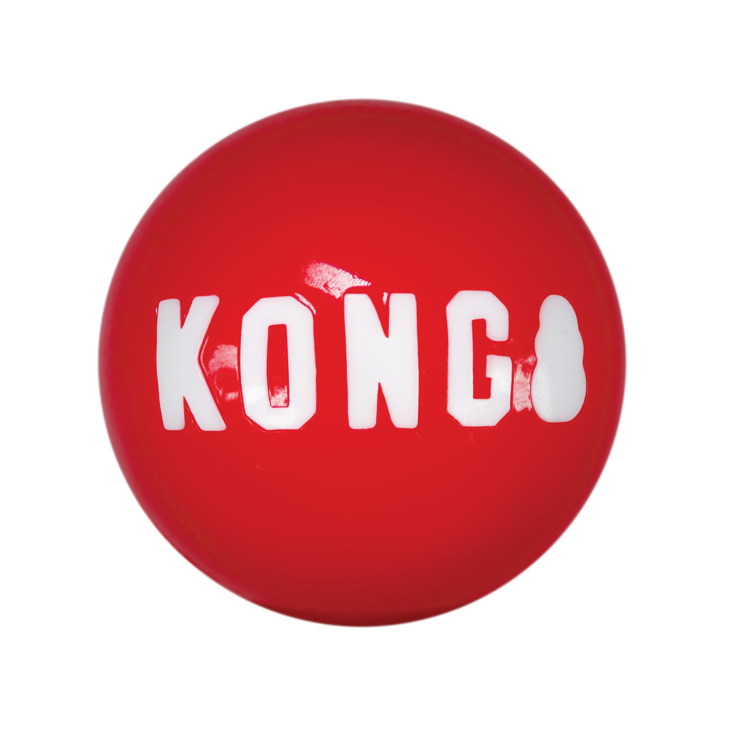 KONG Signature Balls large-dog retrieval action, ideal for interactive outdoor play