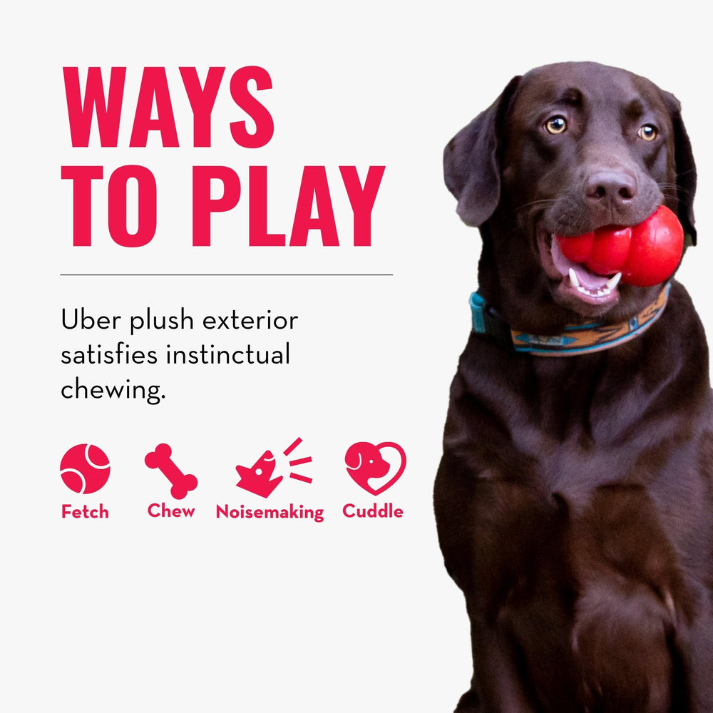 KONG Snuzzles Elephant durable materials for soft indoor sessions.