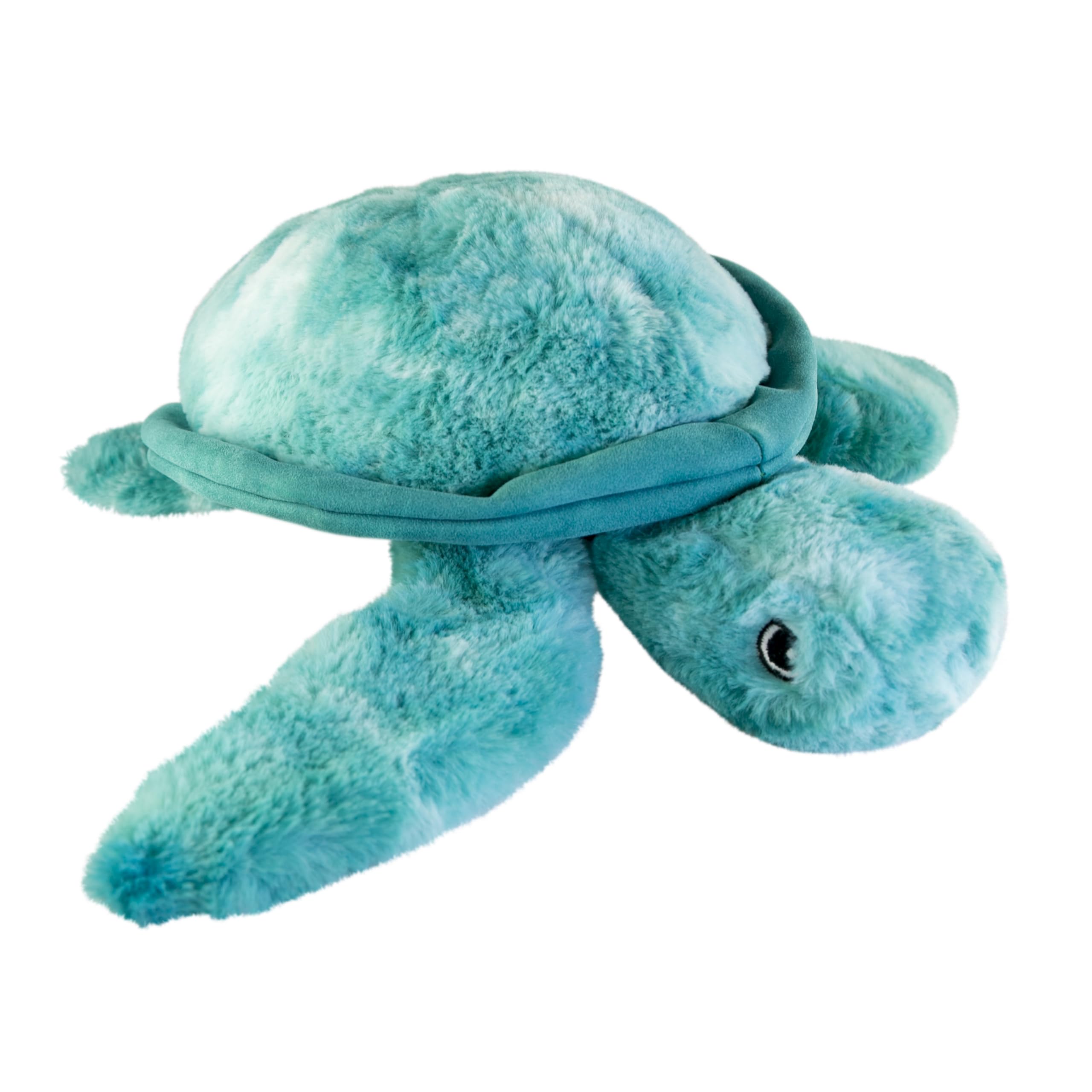 KONG SoftSeas Turtle Sm front view encourages fetch and cuddle play.