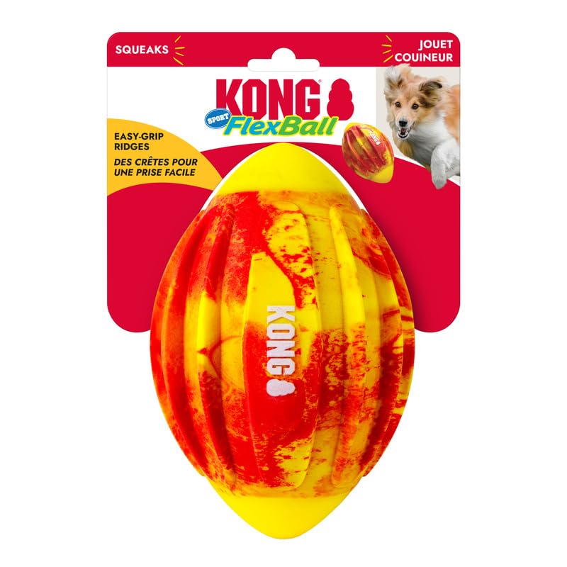 KONG Sport FlexBall delivers durable bounce for energetic fetch play.