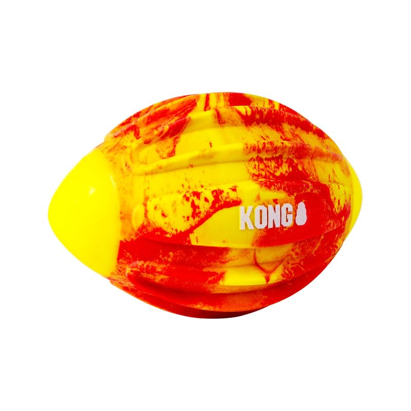 Dog retrieves KONG Sport FlexBall in action during fetch.