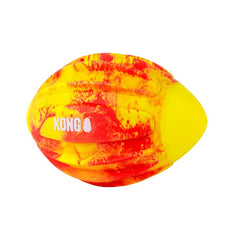 Medium football-shaped KONG Sport FlexBall ready for fetch.