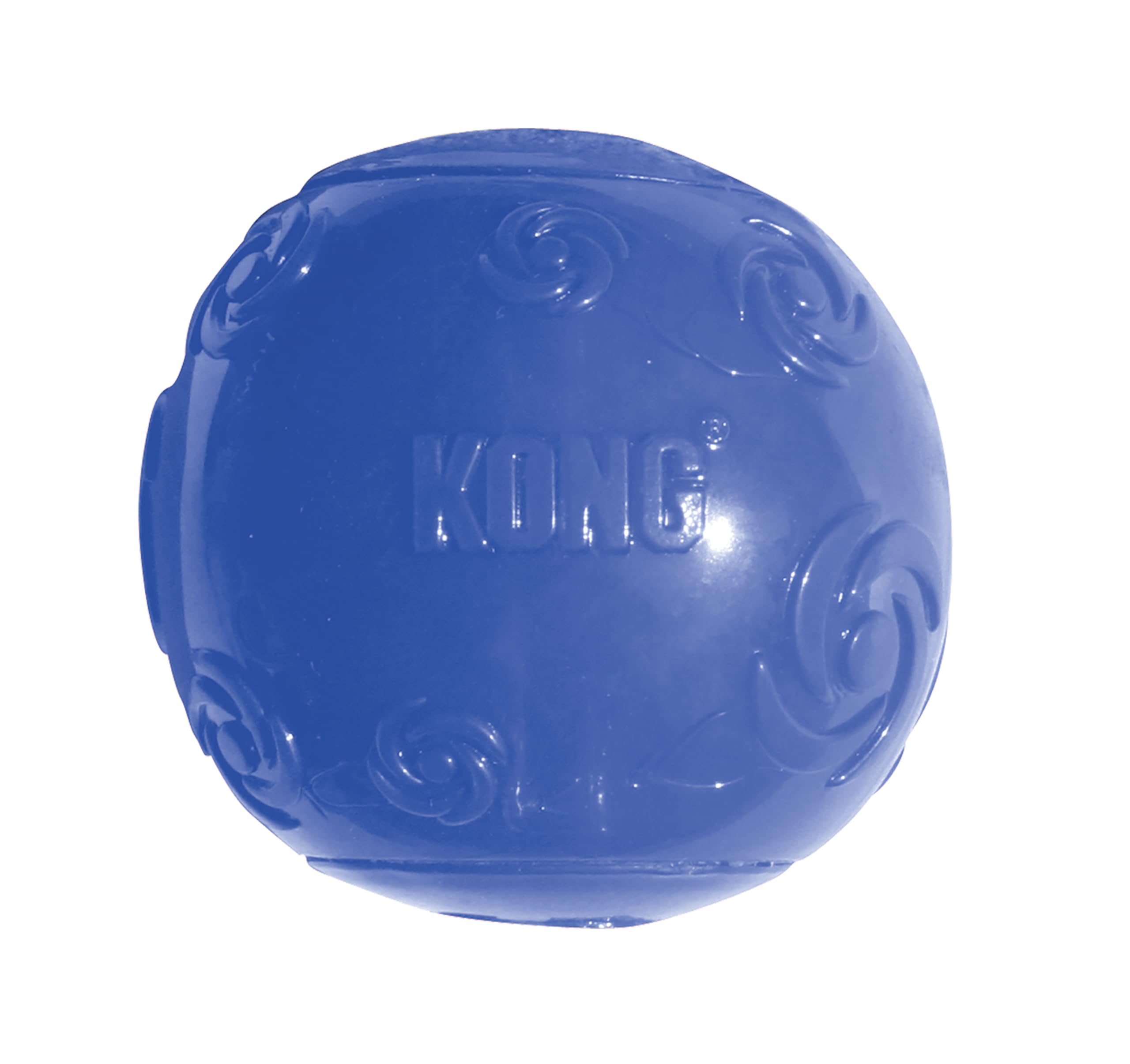 KONG Squeezz Ball dog toy—ball shape for engaging interactive play.