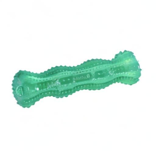 KONG Squeezz Dental Stick dog playtime use.
