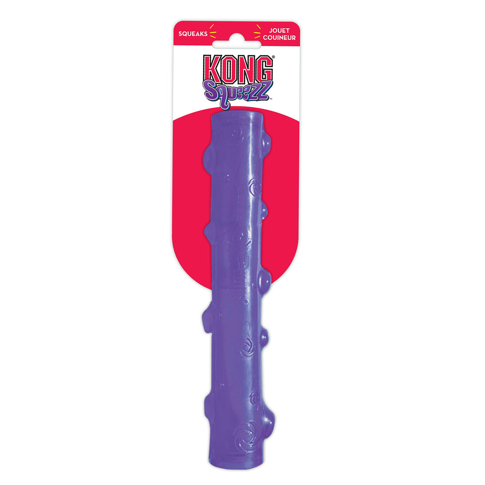 KONG Squeezz Stick durable non-toxic material ideal for medium breeds